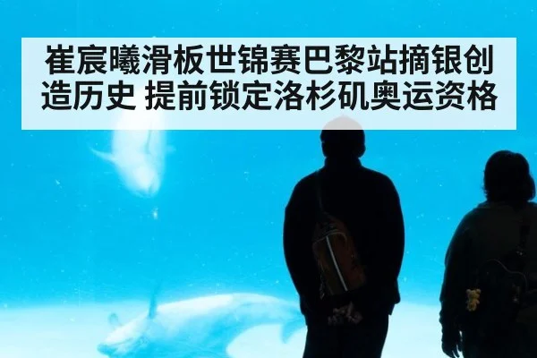 崔宸曦滑板世锦赛巴黎站摘银创造历史 提前锁定洛杉矶奥运资格
